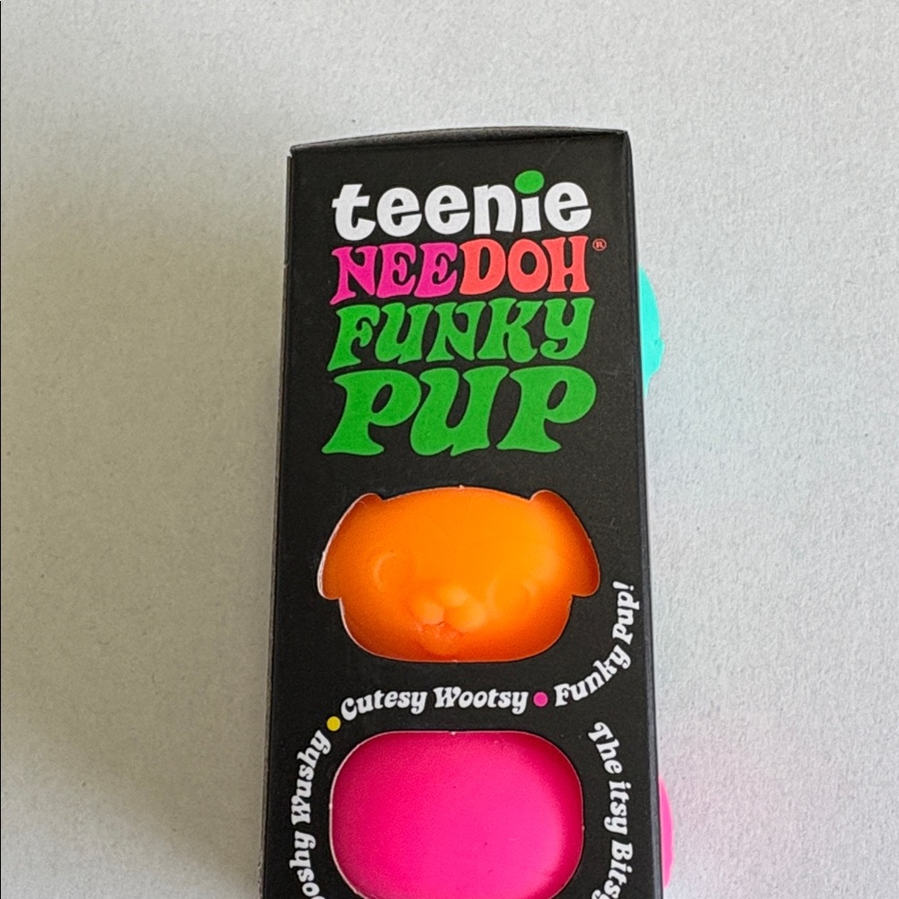 NeeDoh Teenie Nee Doh Funky Pups New Various Color Viral Squishy TikTok